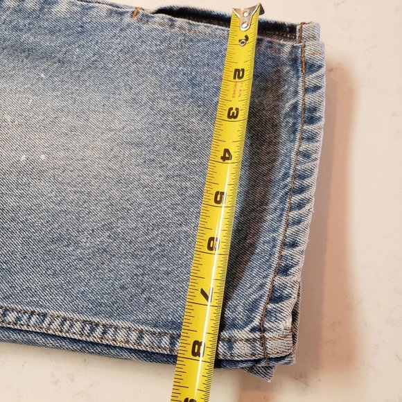 BILL BLASS Vintage Jeans size 10 rigid denim straight leg cropped - Picture 12 of 12